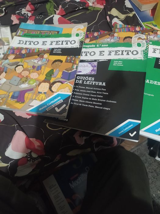Dito e feito 6° ano manuais conjunto ou separado - portes CTT grátis
