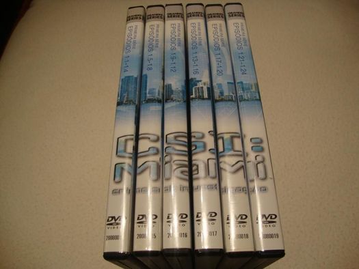 6 DVDs série CSI