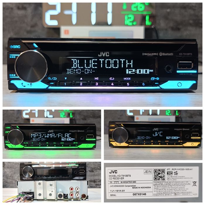 Процесорний JVC kd-r, kd-x ,kd-s/Bluetooth