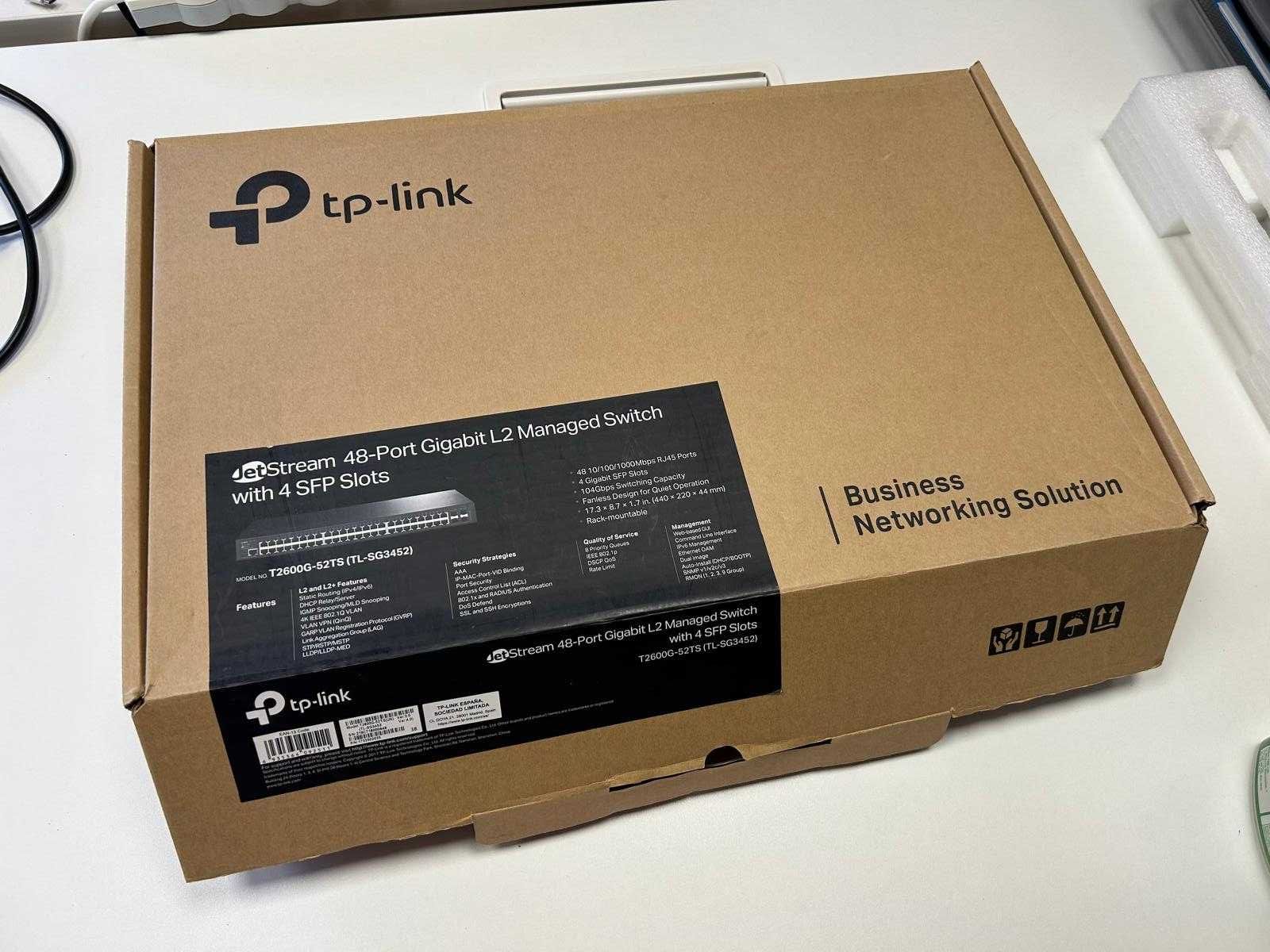 TP-Link T2600G-52TS – Smart Switch 48 Portas Gigabit + 4 SFP