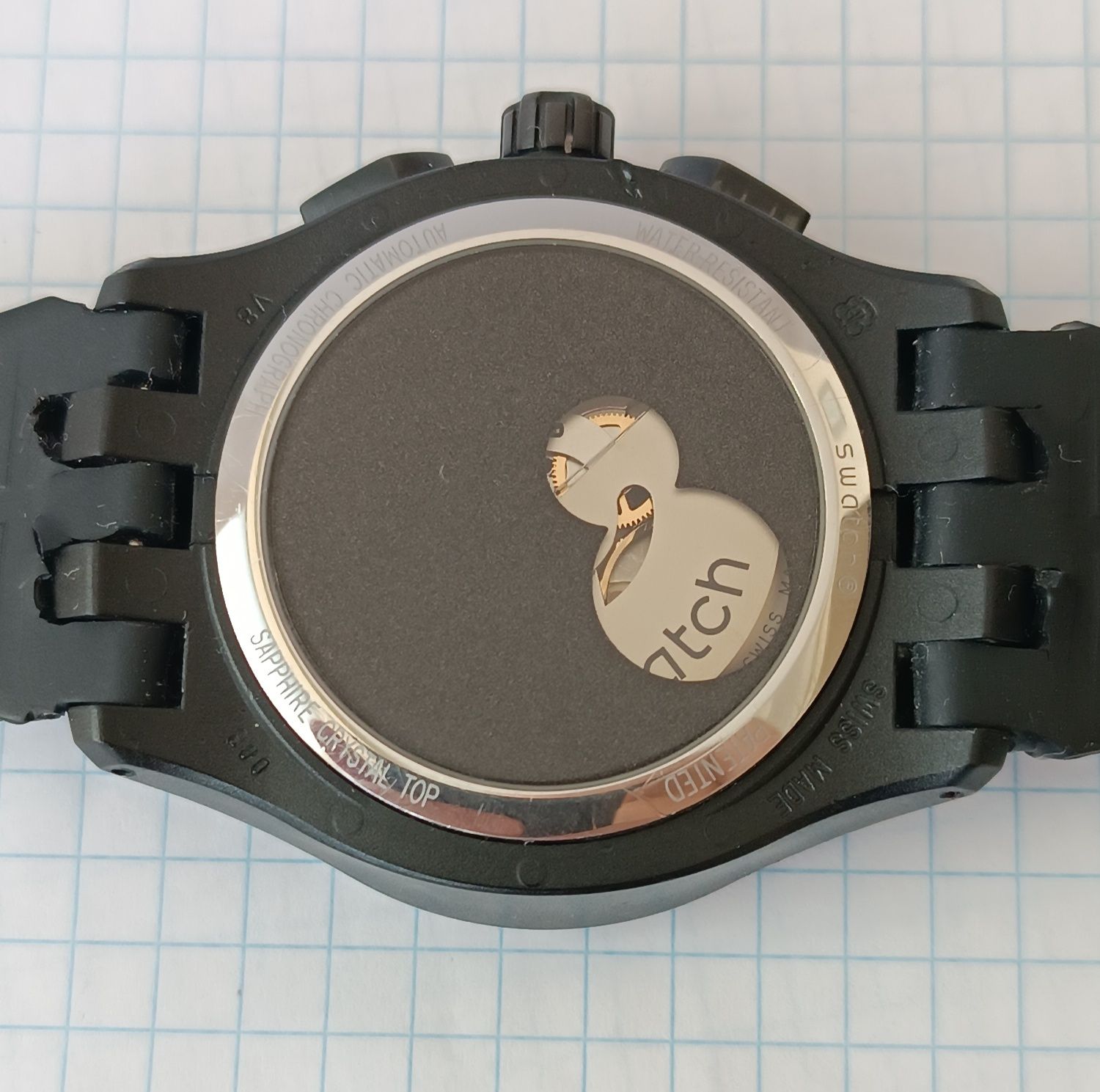Швейцарський механічний хронограф Swatch automatic