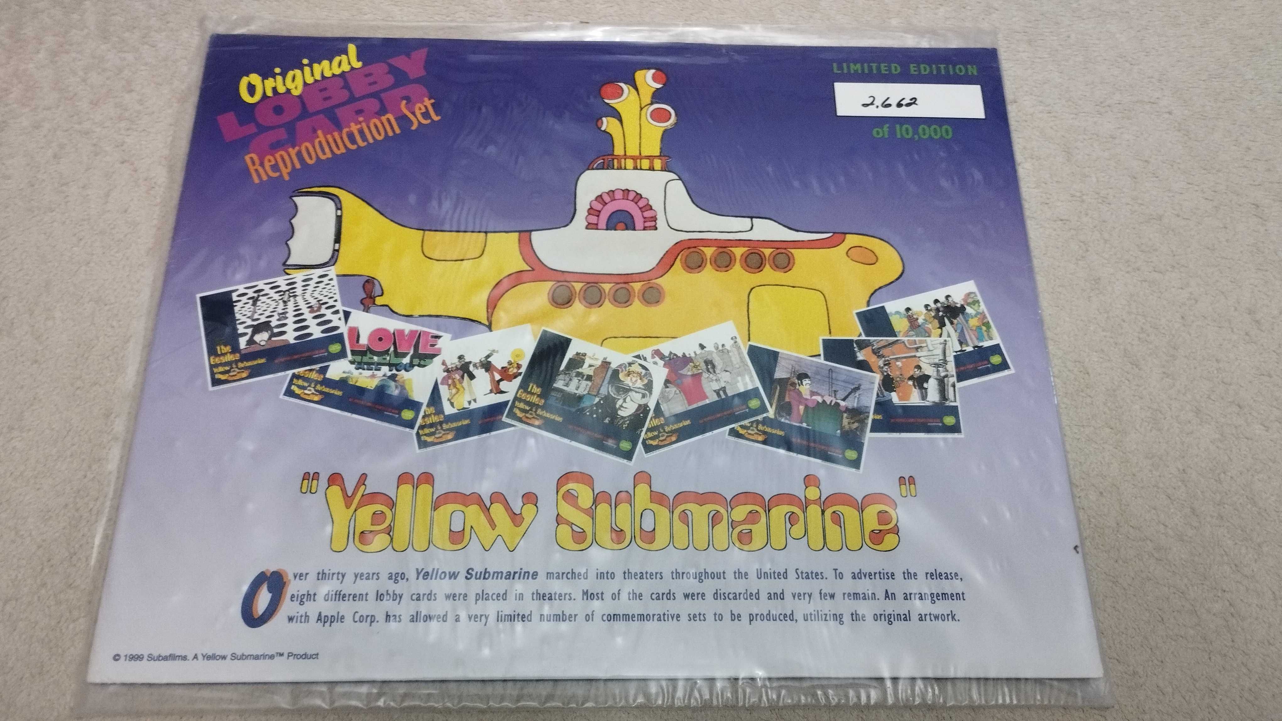 Yellow Submarine рекламний комплект листівок