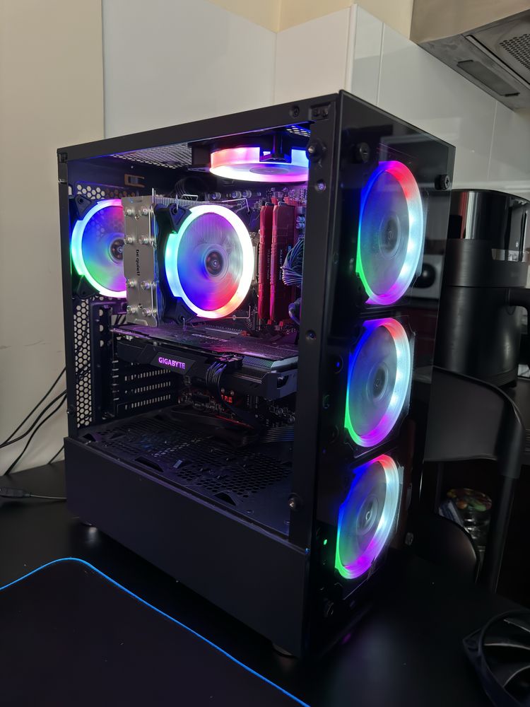 Куллер RGB 120мм охлождения ПК 1stPlayer