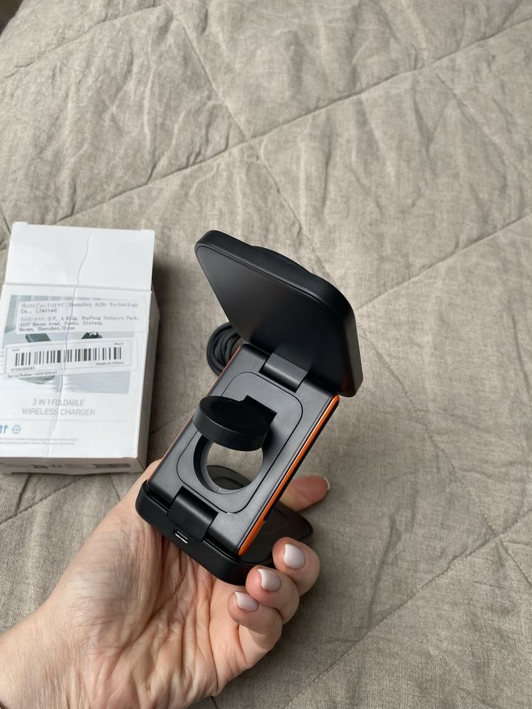 Ładowarka indukcyjna smartfon smartwatch