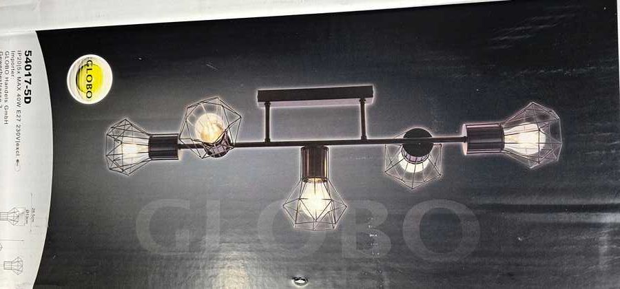 Lampa sufitowa kinkiet reflektor 5 punktów  PRISKA 54017-4 Globo