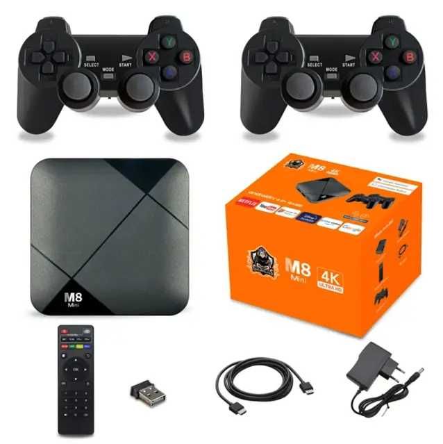 Игровая приставка + 2 джойстика 2.4G M8MINI