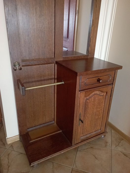 Przedpokój garderoba dębowa