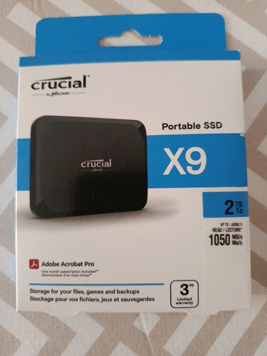 Dysk zewnętrzny CRUCIAL X9 2TB SSD