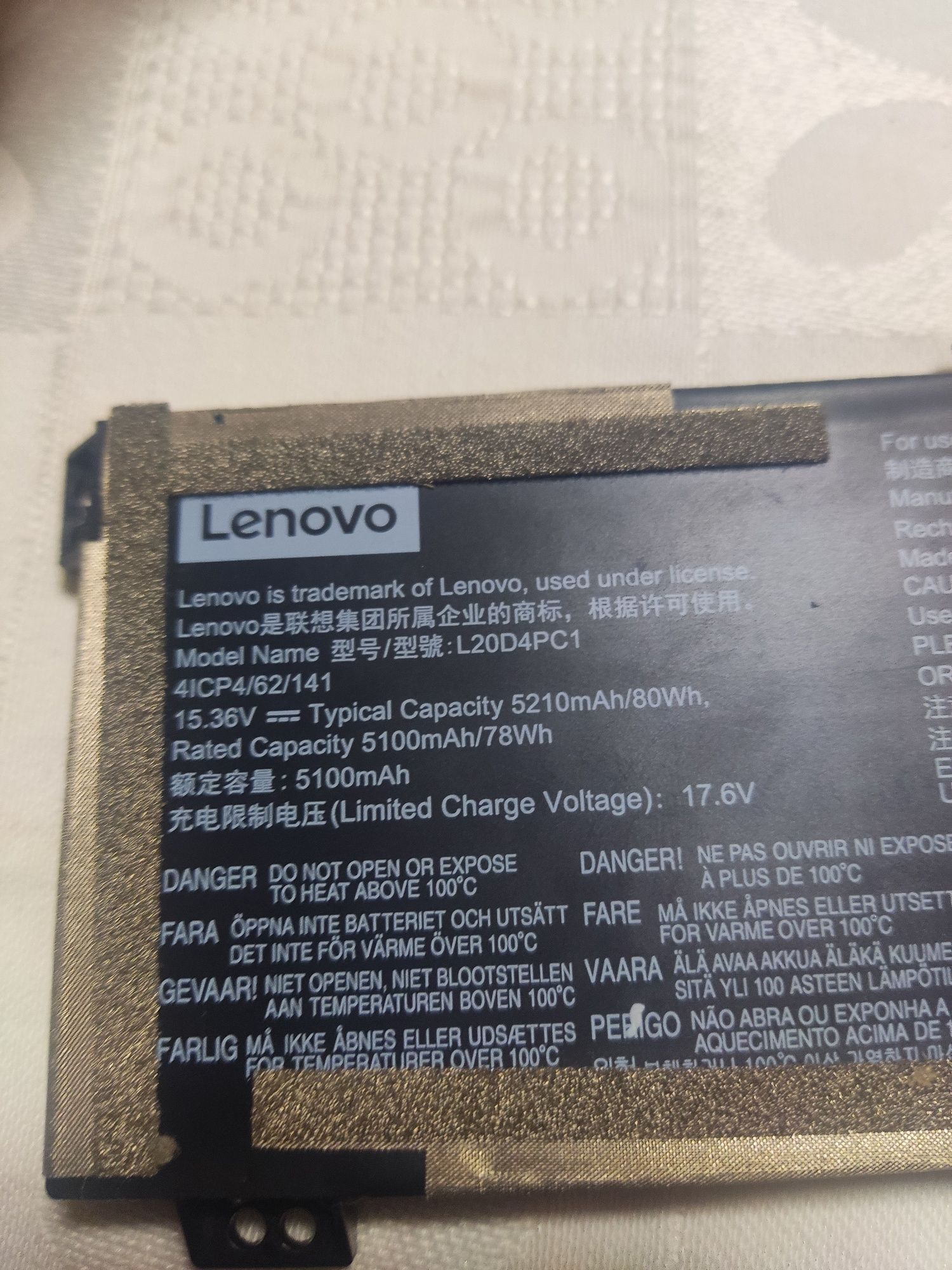Bateria Lenovo Legion 5