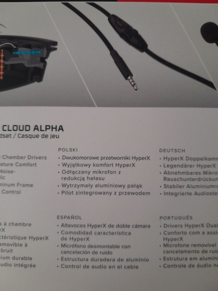 Nowe słuchawki HyperX cloud alpha