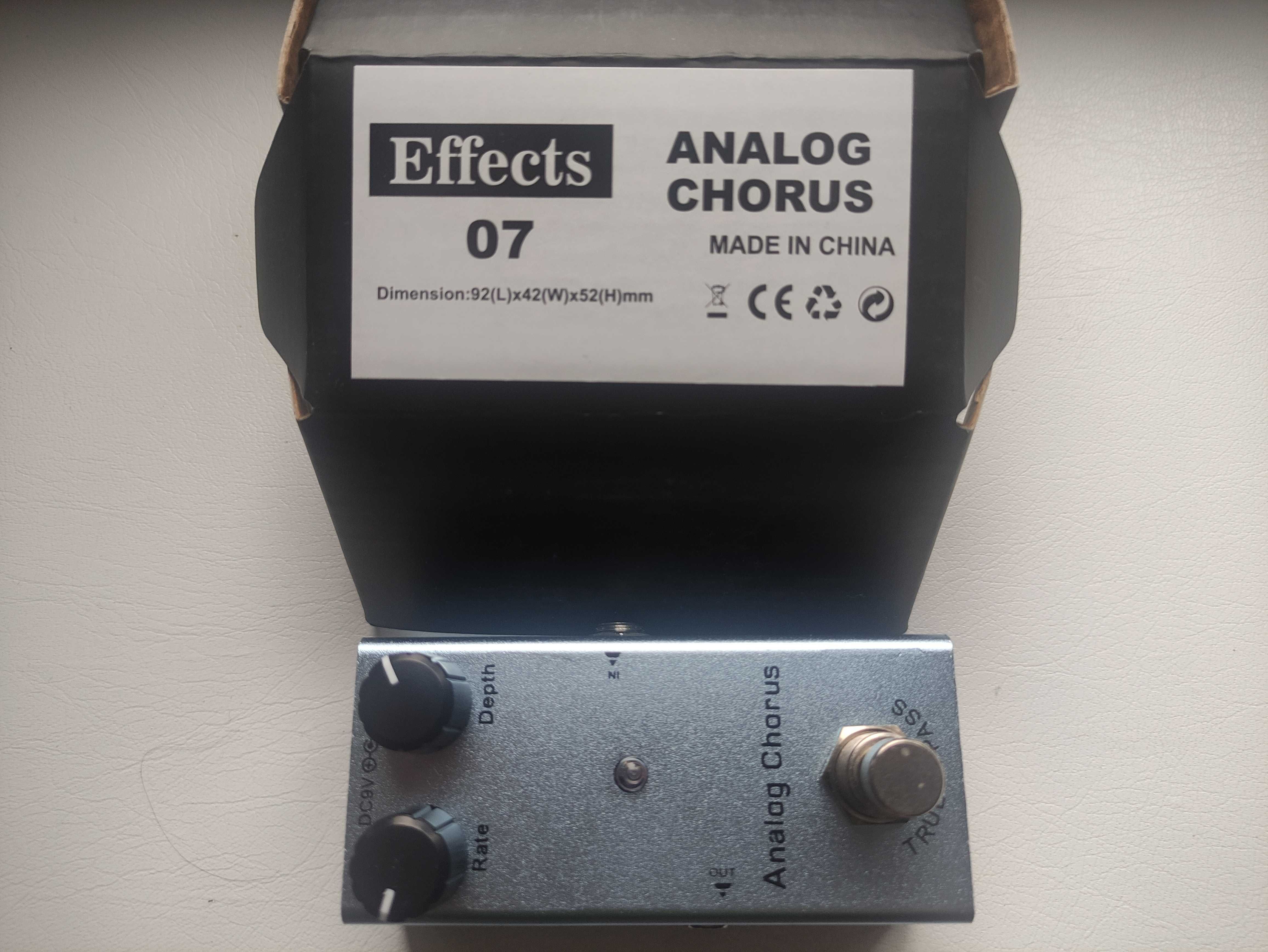 Efekt gitarowy ANALOG CHORUS kostka, efekt do gitary OKAZJA