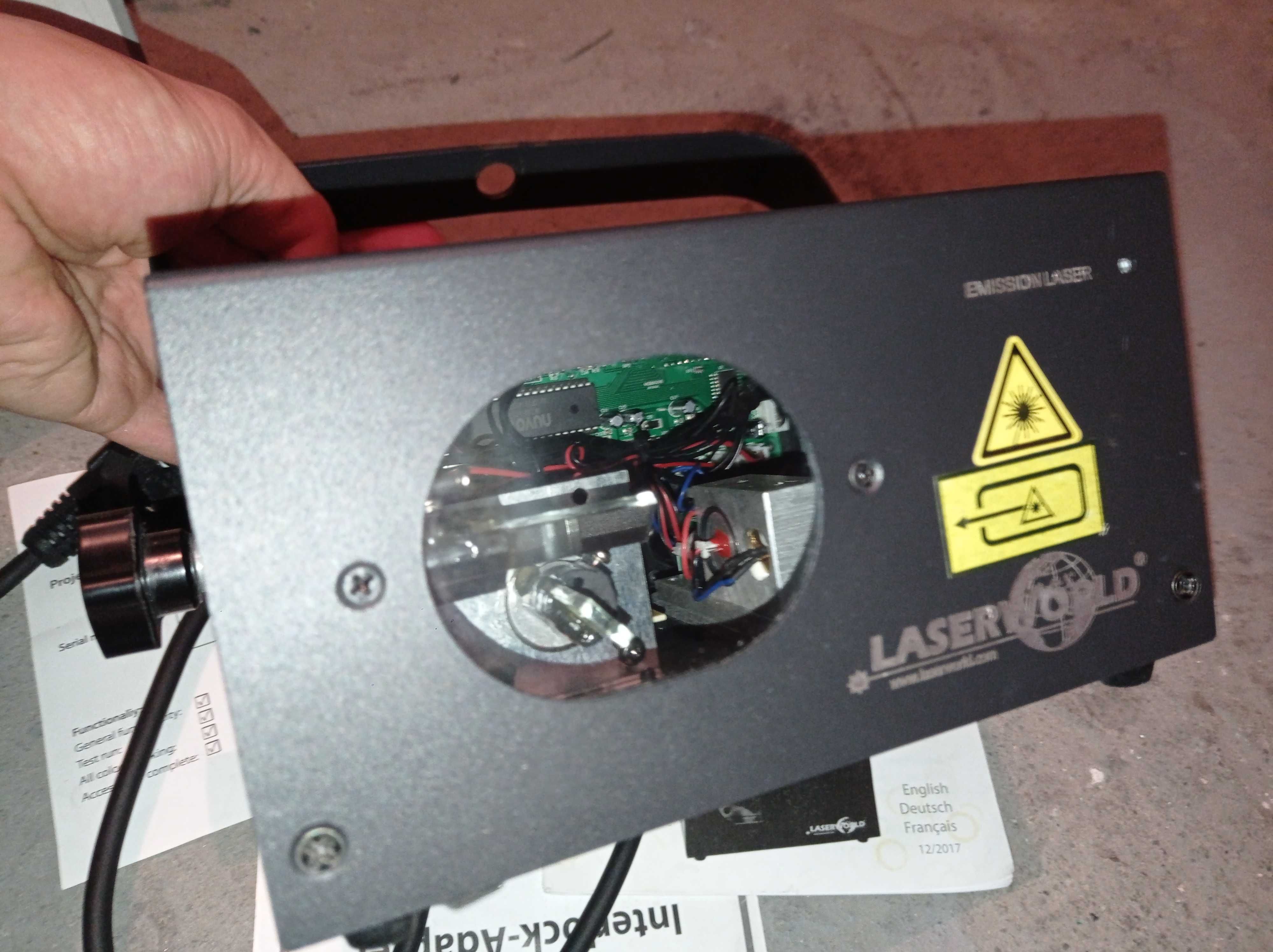 Laser Laserworld EL-230RGB LaserShow Projektor laserowy Stroboskop