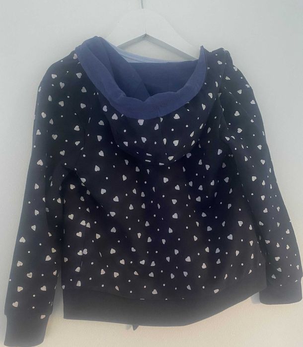 Sinsay rozpinana bluza z kapturem + podkoszulka Lupilu 116 cm 5-6 lat