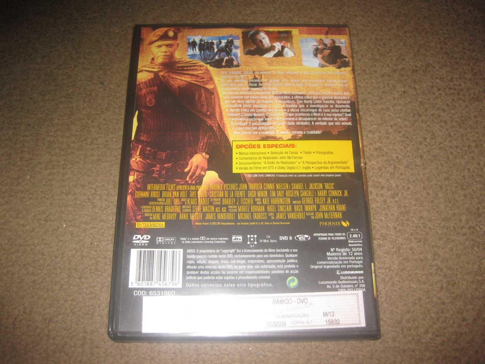 DVD "Básico" com John Travolta