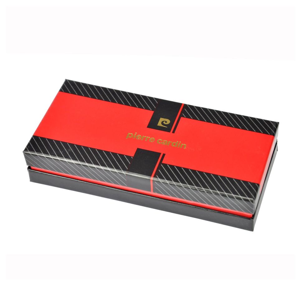 pierre cardin czarny + czerwony