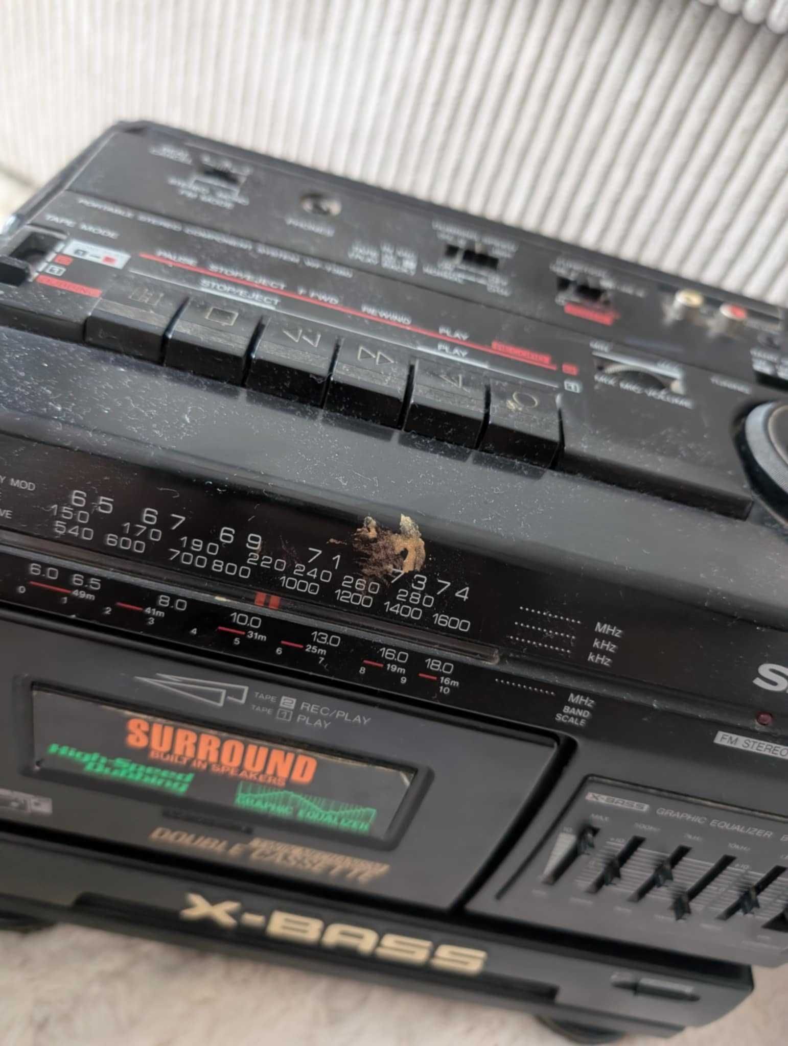 Radiomagnetofon Sharp WF-T380HT (BK) Boombox PRL Radio