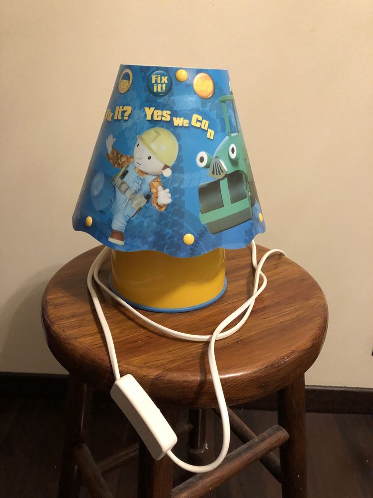 Lampka, lampa do pokoju dziecięcego Bob Budowniczy