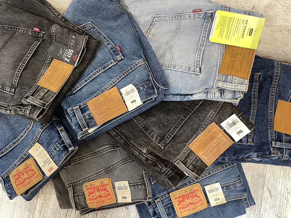 Джинси Levis 502, 505, 510, 511, 512, 514, 541, 550, 551z, 559