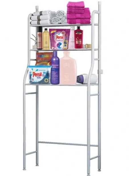 Regał łazienkowy, półka, szafka, stojak nad wc, szafa, organizer