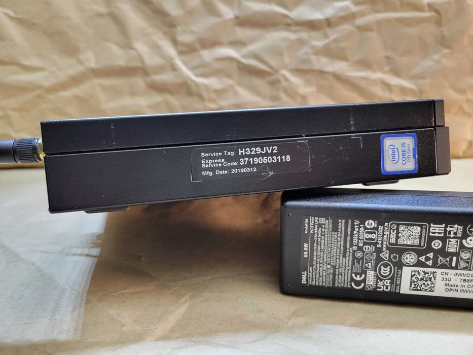 Мини ПК Dell OptiPlex 3050 Wi-Fi HDMI 4ядра i5-7500T 8/128GB NVMe m.2