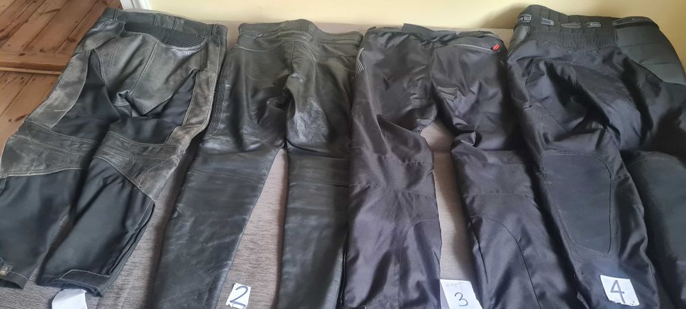 Spodnie motocyklowe 4 pary.L,XL, Hein Gericke,Fastway,tanio,okazja!