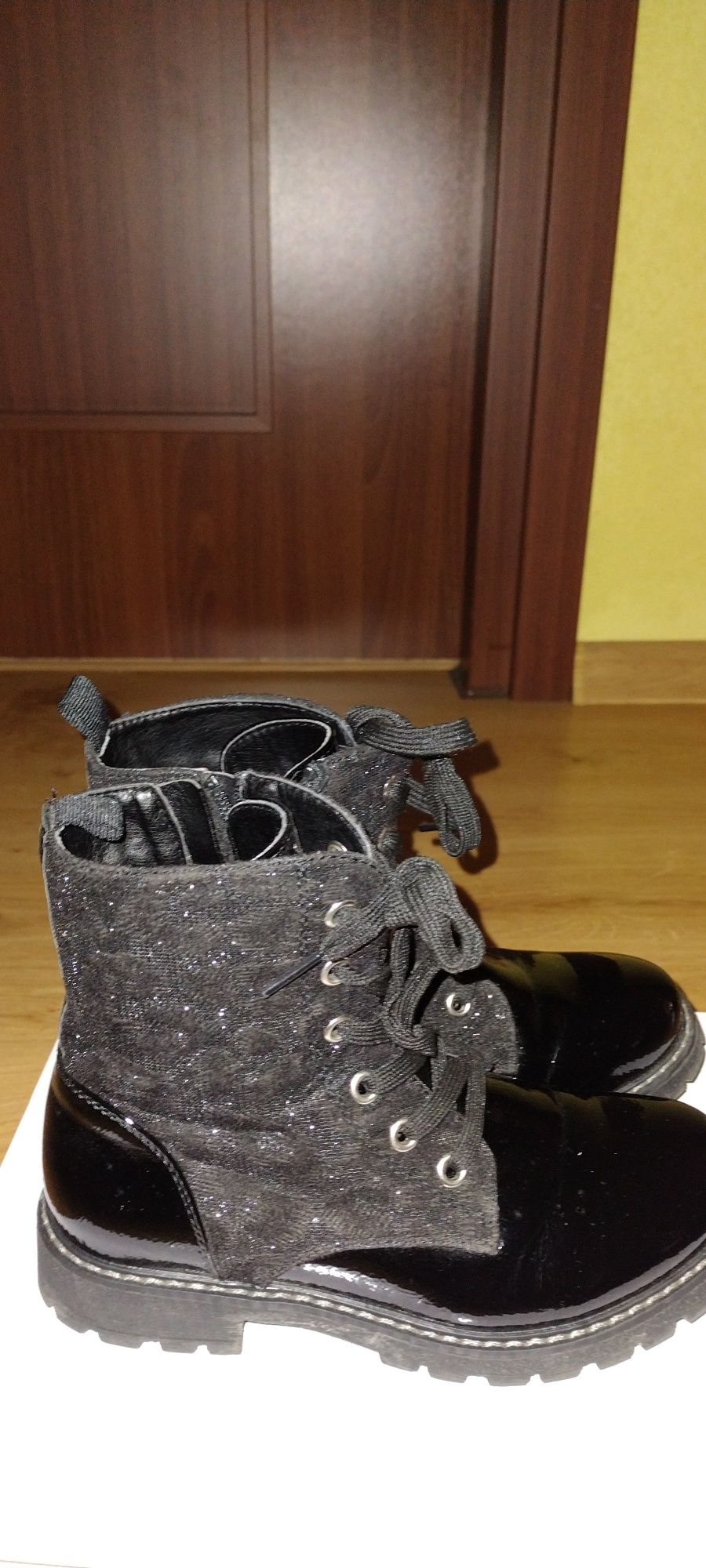 Buty dziewczęce zimowe Nelli blu rozm.34