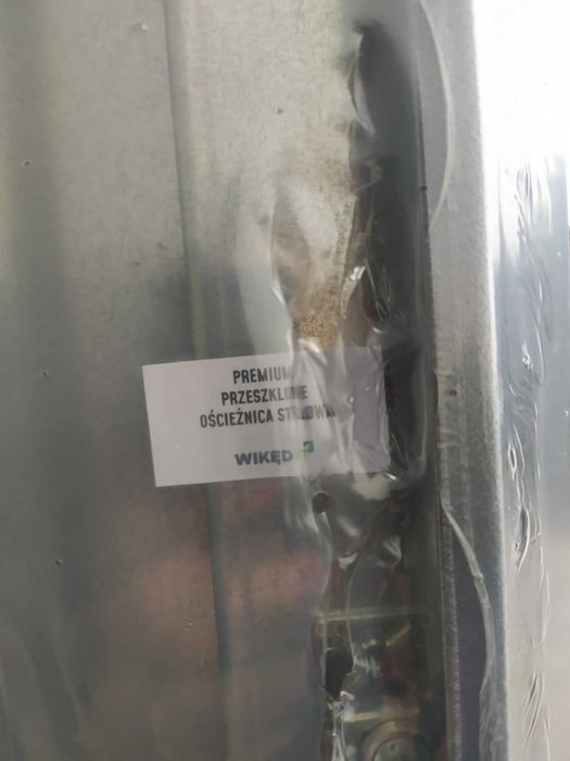 Powystawowe drzwi zewnętrzne WIKĘD PREMIUM antracyt srebrny PRAWE FV