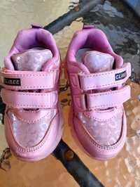 Adidaski buciki trzewiki półbuty dziecięce różowe 22