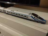 Model kartonowy zabawka pociąg expresowy  sklej model PENDOLINO IC PKP