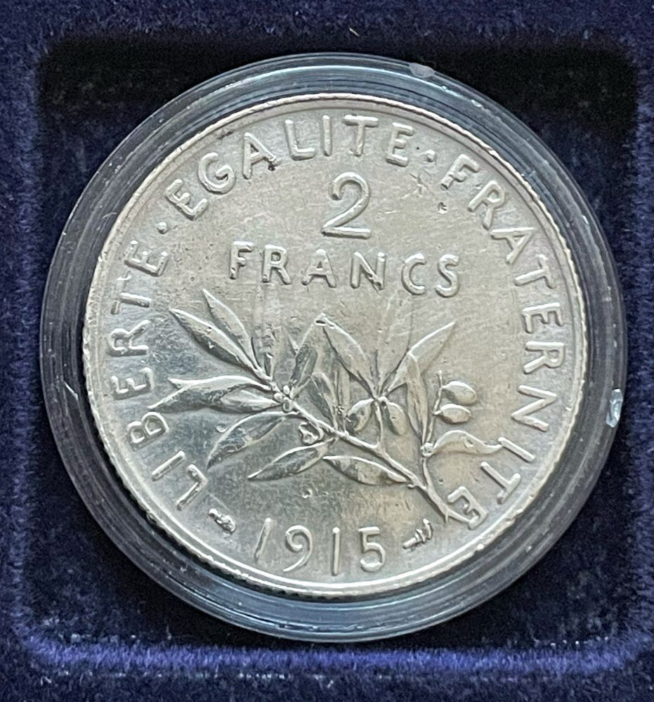 2 Franki, Francja 1915