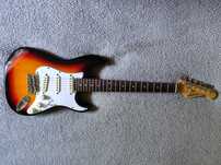 Gitara AriaPro II STG Mini Skala 3/4 dofinansowana i ustawiona.
