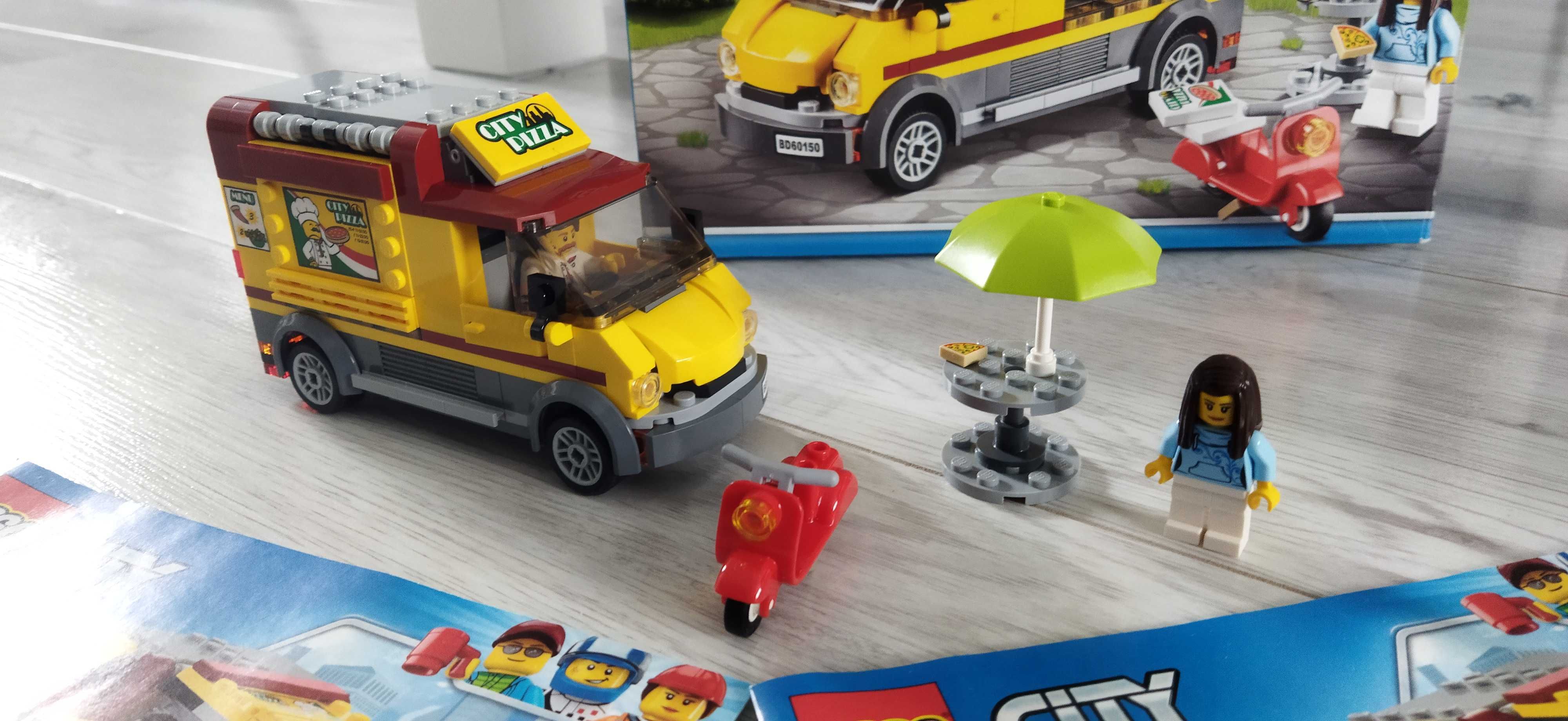 LEGO City 60150 Foodtruck Z Pizzą + instrukcja + opakowanie