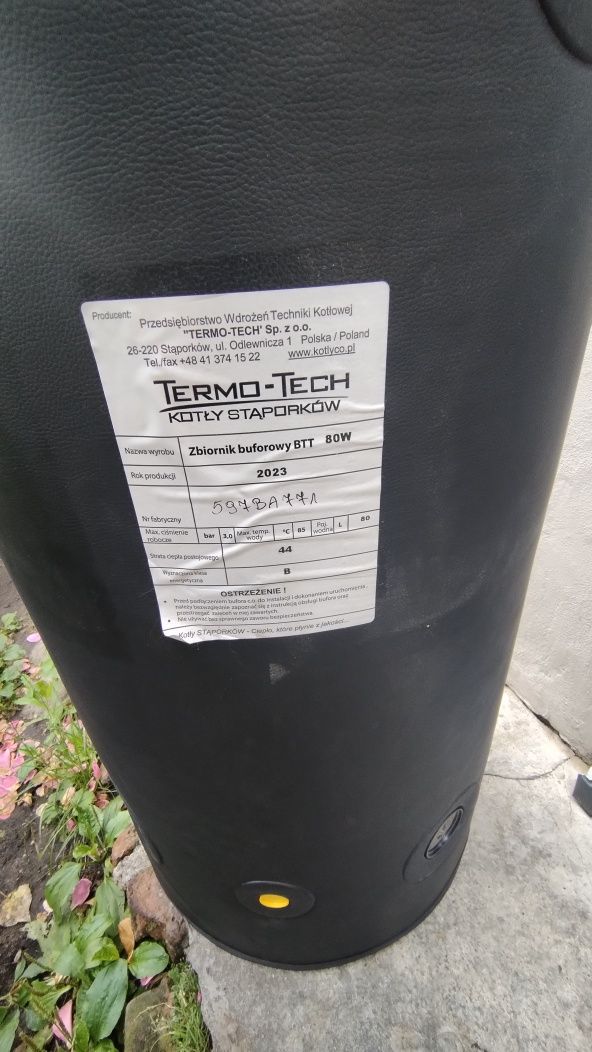 Zbiornik buforowy 80l Termo Tech