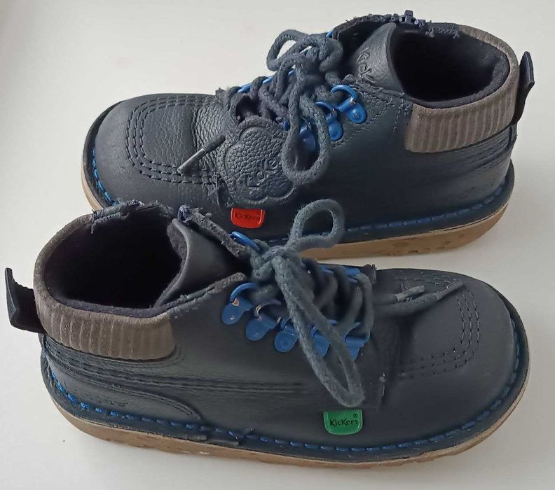 ШКІРА! Високі дитячі кросівки, хайтопи, ботинки Kickers (Франція) 29р