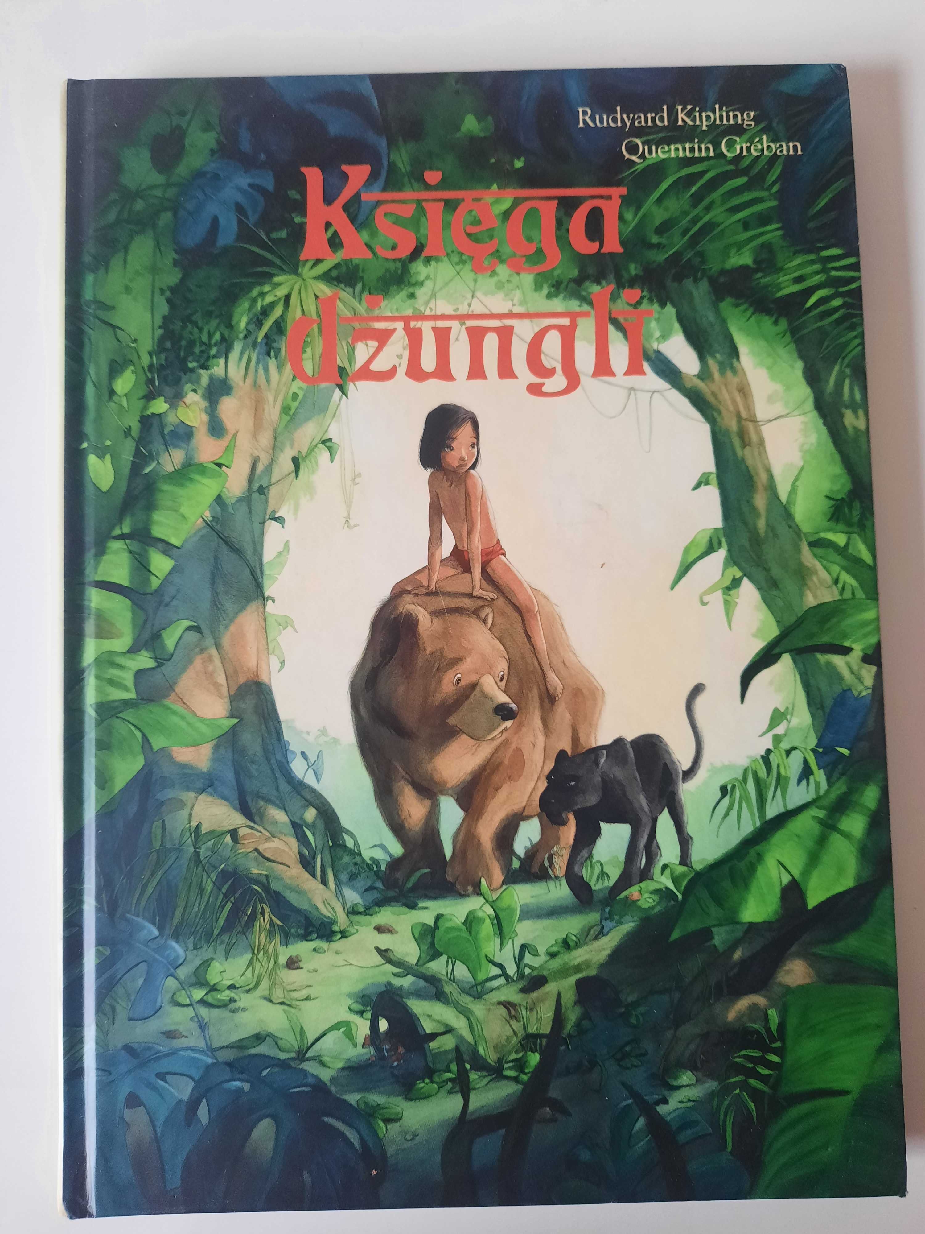 Książka dla dzieci  "Księga dżungli"