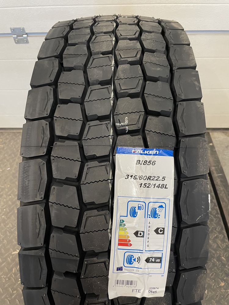 Japońska opona FALKEN 315/60 R22.5 BI856 152/148L NAPĘD 315 60 M+S