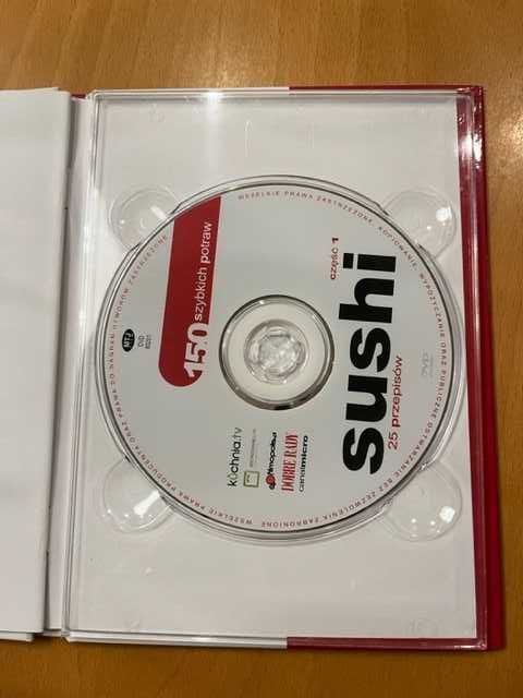 Książka Sushi z płytą DVD