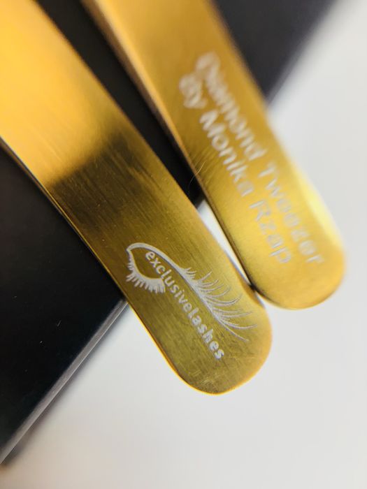 Pesety do przedluzania rzes  Exclusive Lashes zlote