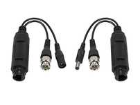 Zestaw adapterów do kamer analogowych  BNC+DC do RJ45 2szt