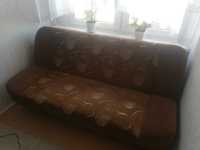 sofa kanapa wersalka brązowa łóżko rozkładane oddam za darmo