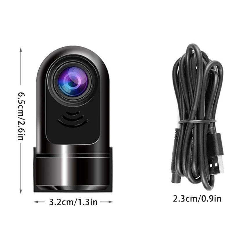 ADAS Dashcam HD 1080P USB Car DVR Camera gravação loop G-Sensor NOVO
