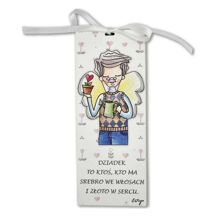 Obrazek Malowany Na Drewnie LE GRAZIOSE dziadek Grawer