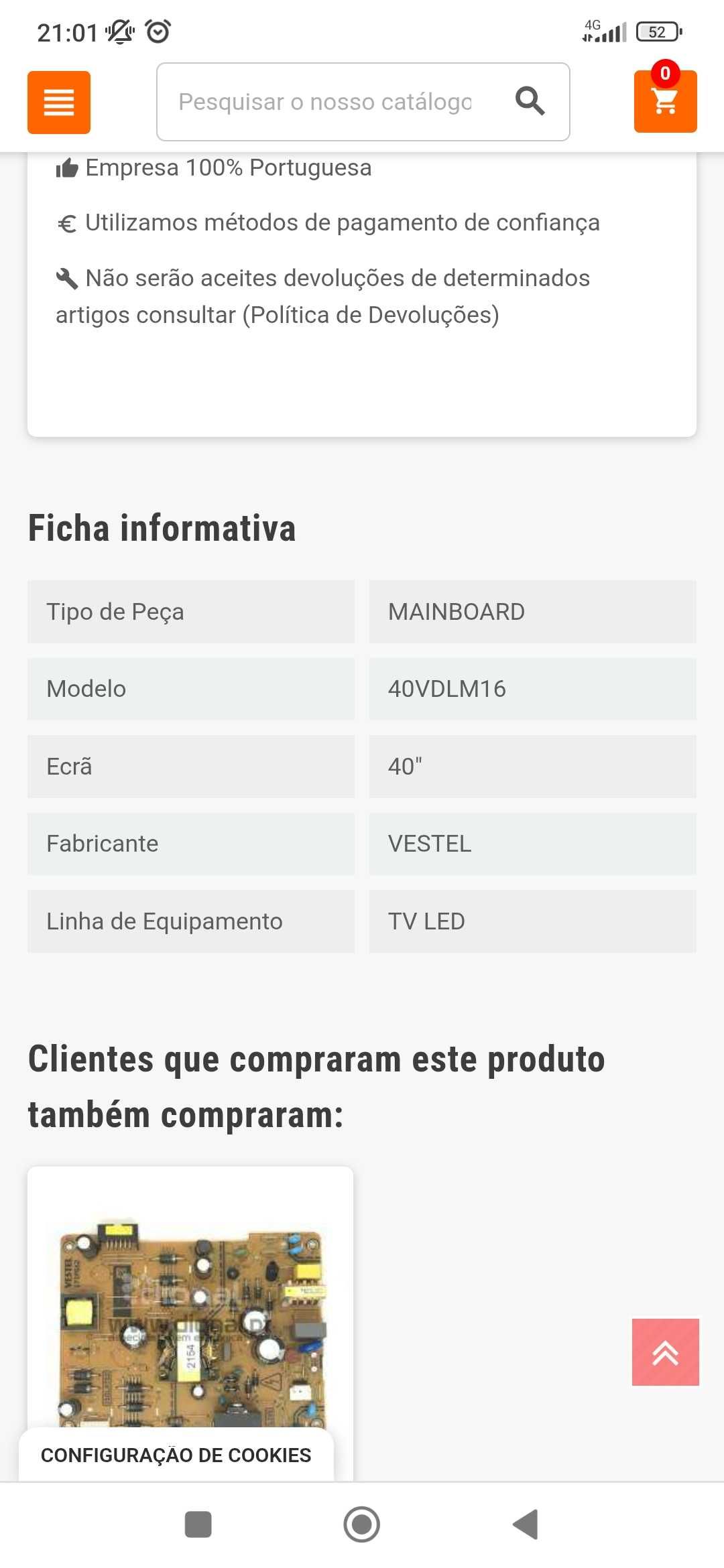 Placa Mainbord TV Kunf 17MB82S