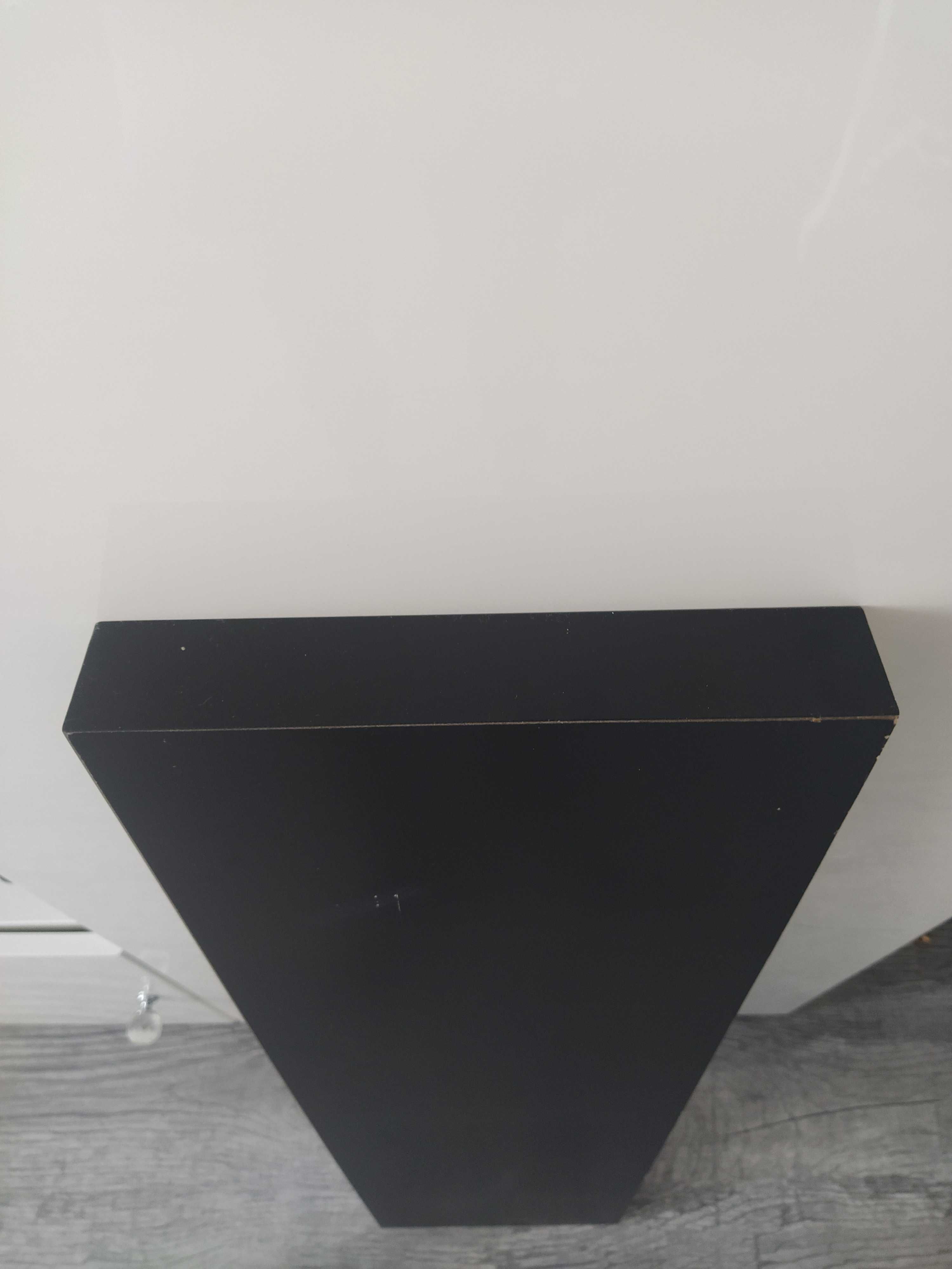 Czarna półka ścienna IKEA LACK 90cm