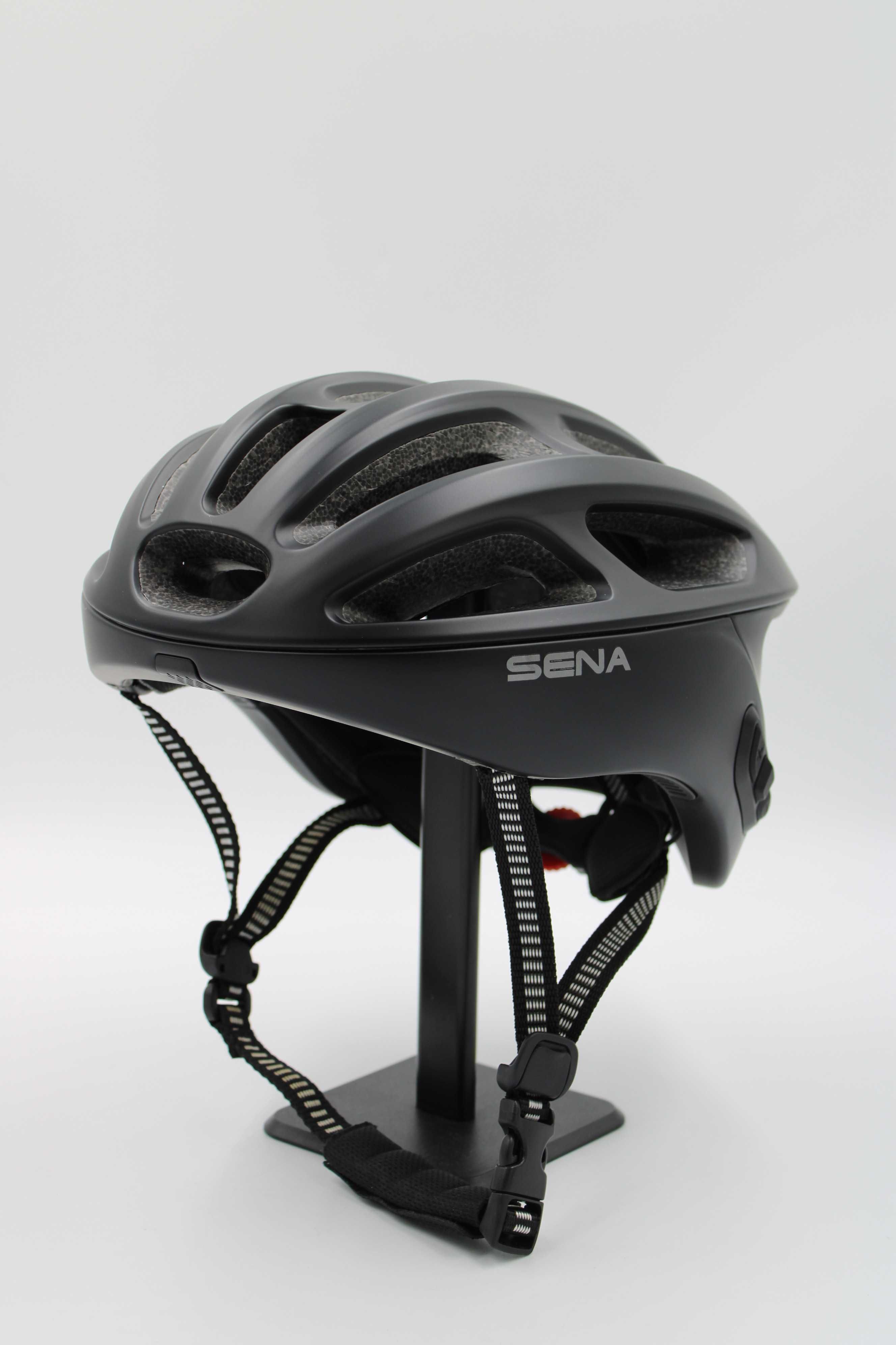 Kask rowerowy szosowy Interkom Sena R1 Czarny rozmiar L 59-63cm