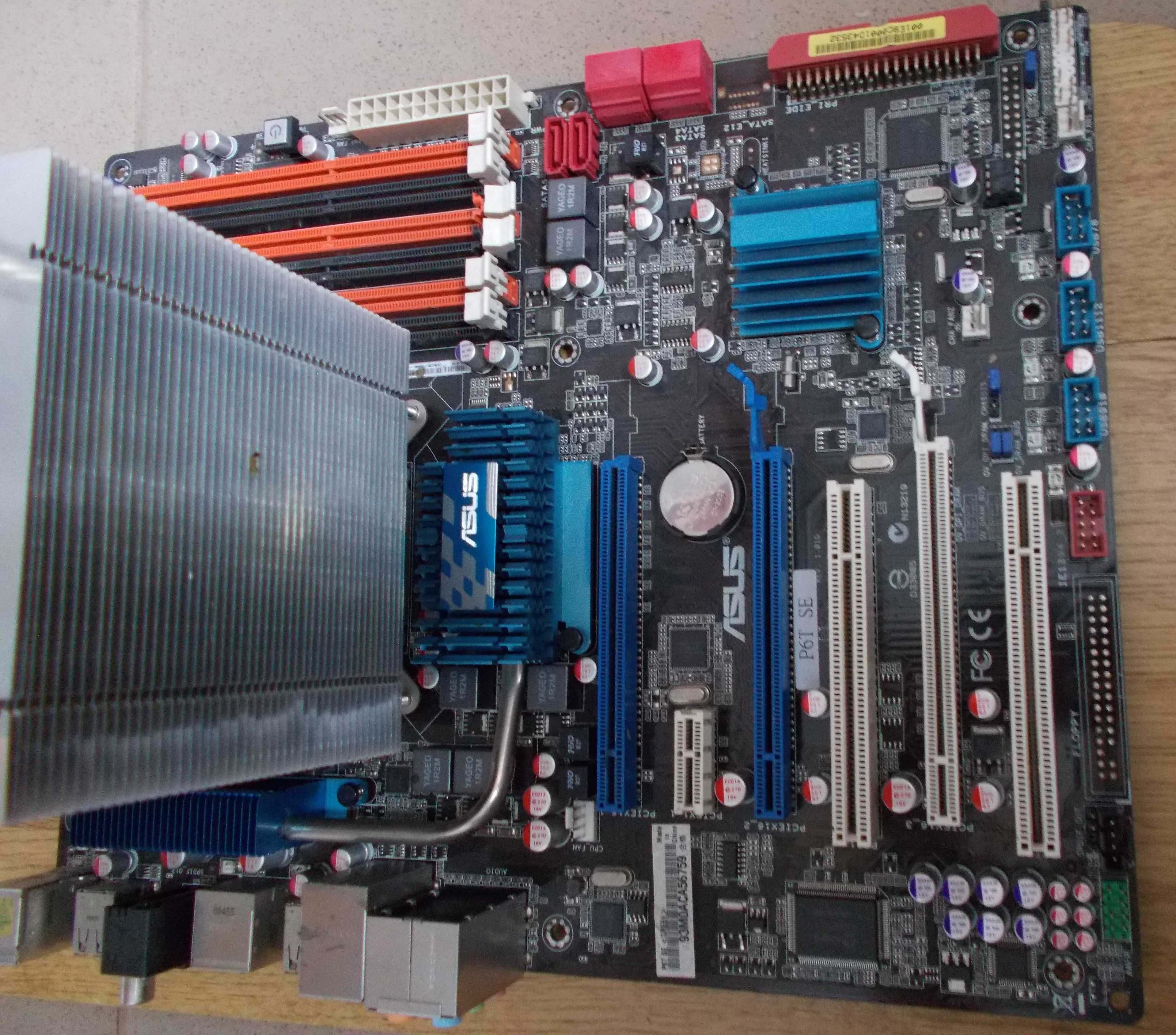 Płyta główna ASUS P6T SE+ I7 920+ cooler procesor