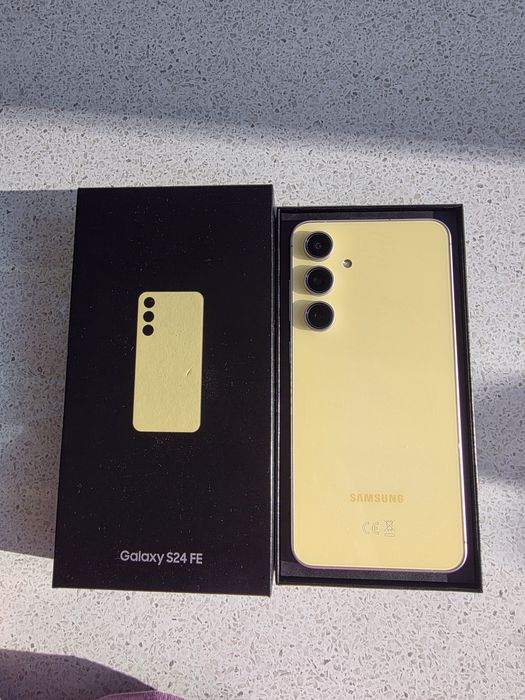 Samsung Galaxy S24FE 256 в ідеальному стані на нарантії + захисне скло