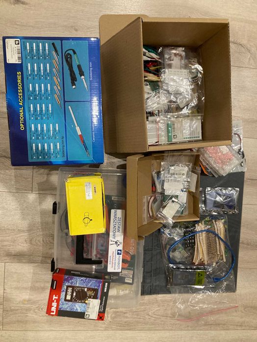 Zestaw Botland Forbot FORBOT niezbędnik warsztatowy Arduino lutownica