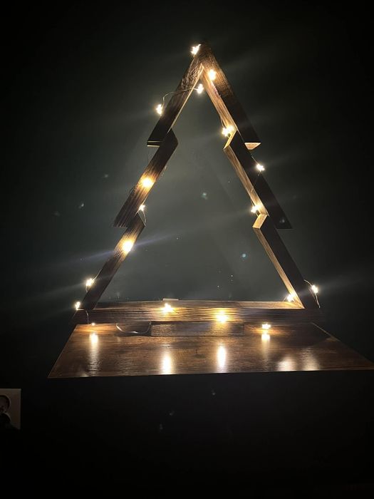 Ozdoba drewniana choinka