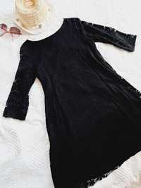 Sukienka czarna koronkowa mała czarna
